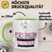 Polo-Spielerin Weil Es Keinen Schöneren Beruf Gibt Tasse Geschenk für Eine Polo-Spielerin Lustig Grün Trendation