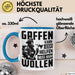 Feuerwehr Tasse Geschenk Gaffen Kann Jeder Helfen Muss Man Wollen Feuerwehrmann Geschenkidee Blau Trendation