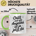 Angelika Tasse Geschenk Chillt Mal Alle Angelika Ist Ja Jetzt Da Geschenkidee Becher mit Name Grün Trendation