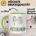 Geschenk für Kletterlehrerin Tasse Lustige Geschenkidee Geburtstag Ich Bin Kletterlehrerin Ich Darf Das Grün Trendation