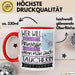 Taucherin Tasse Geschenk Spruch Wer Will Schon Prinzessin Sein Wenn Man Auch Taucherin Sein Kann Rot Trendation