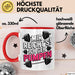 Gewichtheben Tasse Geschenk Ich gehe Gewichte heben Geschenkidee Lustig Rot Trendation