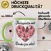 Physiotherapeut Physiotherapie Tasse Geschenk Lustige Geschenkidee Spruch Therapeutin Mit Herz Danke Für Alles Grün Trendation