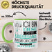 Naturforscherin Tasse Geschenk Ich Bin Diese Eine Legendäre Naturforscherin Von Der Alle Reden Geschenkidee Geburtstag Weihnachten Grün Trendation