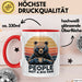 Introvertierter Bär Tasse Geschenk Lustige Geschenkidee People Not A Big Fan Rot Trendation