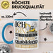 Straßenbauerin Ausbildung Start Geschenk Tasse Ich Bin Straßenbauerin In Der Ausbildung Ich Darf Das Kaffee-Becher Geschenkidee Blau Trendation