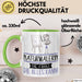Naturmalerin Geschenk Tasse Becher Die Frau Die Allen Kann Geschenkidee für eine Naturmalerin Lustig Grün Trendation