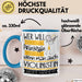 Violinistin Tasse Geschenk Spruch Wer Will Schon Prinzessin Sein Wenn Man Auch Violinistin Sein Kann Blau Trendation