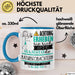 Naturbeobachterin Tasse Geschenk Lustiger Spruch Bitte Erheben Sie Sich Seine Majestät Die Naturbeobachterin Betritt Den Raum Blau Trendation
