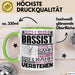 Bassist Geschenk Kaffee-Tasse Geschenkidee für Bassist Ich Bin Bassist Ich Kann Es Dir Erklären Jedoch Nicht Für Dich Verstehen Spruch Lustig Grün Trendation