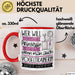Vogeltrainerin Tasse Geschenk Spruch Wer Will Schon Prinzessin Sein Wenn Man Auch Vogeltrainerin Sein Kann Rot Trendation