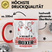 Boxer Geschenk Tasse So Gut Kann Nur Ein Boxer Aussehen Geschenkidee Kaffee-Becher Rot Trendation