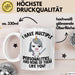 Humor Tasse Geschenk Ich Habe Mehrere Personalitäten Und Keine Mag Dich Einhorn Kaffee-Becher Weiß Trendation