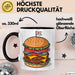 Burger Fan Tasse Geschenkidee für Grillmeister Trendation