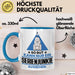 Serienjunkie Geschenk Tasse So Gut Kann Nur Ein Serienjunkie Aussehen Geschenkidee Kaffee-Becher Blau Trendation