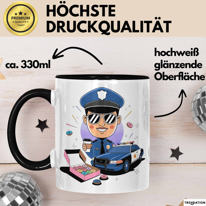 Polizist Tasse Geschenk Lustige Geschenkidee Spruch Für Strafverfolgung Trendation