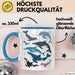 Wal Tier Tasse Geschenk Lustige Geschenkidee Spruch Blau Trendation