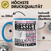 Bassist Geschenk Kaffee-Tasse Geschenkidee für Bassist Ich Bin Bassist Ich Kann Es Dir Erklären Jedoch Nicht Für Dich Verstehen Spruch Lustig Blau Trendation