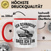 Panzer-Fan Liebhaber Tasse Geschenk Ich Schnarche Nicht Ich Träume Dass Ich Ein Panzer Bin Rot Trendation