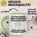 Gesangslehrer Geschenk Tasse Lustige Geschenkidee Geburtstag für Gesangslehrer Ich Bin Dieser Legendäre Gesangslehrer Von Dem Alle Geredet Haben Kaffee-Becher Grün Trendation