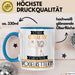 Vogelretterin Tasse Geschenk Becher Stark Attraktiv Furchtlos Vogelretterin Lustige Geschenkidee Blau Trendation