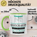Marathonläuferin Weil Es Keinen Schöneren Beruf Gibt Tasse Geschenk für Eine Marathonläuferin Lustig Grün Trendation