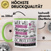 Songtexterin Tasse Geschenk Spruch Wer Will Schon Prinzessin Sein Wenn Man Auch Songtexterin Sein Kann Grün Trendation