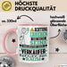 Verkäufer Geschenk Tasse Lustiger Spruch Erheben Sie Sich Der Verkäufer Betritt den Raum Rosa Trendation