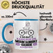 Mountainbike-Guide Geschenk Tasse So Gut Kann Nur Ein Mountainbike-Guide Aussehen Geschenkidee Kaffee-Becher Blau Trendation