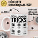 Spinne Vogelspinne Tier Tasse Geschenk Lustige Geschenkidee Spruch Vogelspinnen Tricks Weiß Trendation