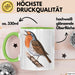 Rotkehlchen Vogel Beobachtet Singvögel Tasse Geschenk Lustige Geschenkidee Spruch Grün Trendation