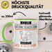 Katzenhotelbesitzerin Tasse Geschenk Ich Bin Katzenhotelbesitzerin Warum Weil Ich Es Kann Geschenkidee Geburtstag Grün Trendation