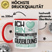 Krankenpfleger Ausbildung Tasse Geschenk Ich Bin Krankenpfleger In Der Ausbildung Ich Darf Das Geschenkidee Spruch Rot Trendation