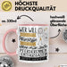 Pferderennen-Enthusiastin Tasse Geschenk Spruch Wer Will Schon Prinzessin Sein Wenn Man Auch Pferderennen-Enthusiastin Sein Kann Rosa Trendation