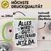 Edeltraud Tasse Geschenk Alles Ist Gut Edeltraud Ist Jetz Da Geschenkidee Becher mit Name Grün Trendation