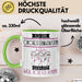 Orchestermusikerin Tasse Geschenk Ich Bin Orchestermusikerin Warum Weil Ich Es Kann Geschenkidee Geburtstag Grün Trendation
