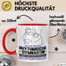 RhythmischeGymnastin Geschenk Tasse Ich Bin RhythmischeGymnastin Aber Sag Doch Einfach Superheld Lustige Geschenkdiee für RhythmischeGymnastin Kaffee-Becher Rot Trendation