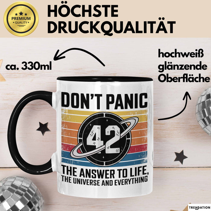 Mathematiker Tasse Geschenkidee 42 Die Antwort auf das Leben Trendation