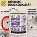 Künstlerin Tasse Geschenk Spruch Wer Will Schon Prinzessin Sein Wenn Man Auch Künstlerin Sein Kann Rot Trendation