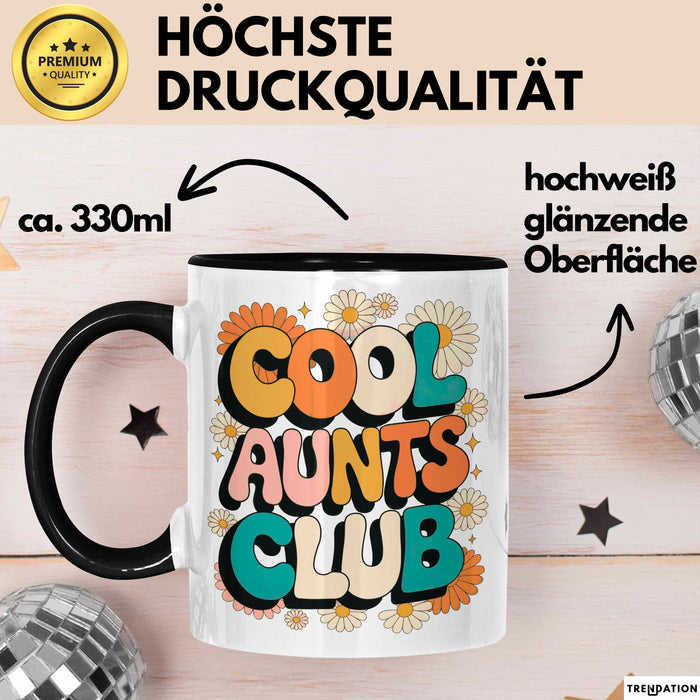 Tante Patentante Tasse Geschenk Lustige Geschenkidee Spruch Club Der Coolen Tanten Trendation