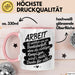 Büro Arbeit Kollege Tasse Geschenk Lustige Geschenkidee Spruch Arbeit Ist Wirklich Wie Ein Banküberfall Rosa Trendation