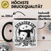Nähen Geschenk Tasse Geschenkidee Frauen Zuhause Ist Wo Meine Nähmaschine Steht Schwarz Trendation