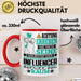 Influencer Geschenk Tasse Lustiger Spruch Erheben Sie Sich Der Influencer Betritt den Raum Rot Trendation