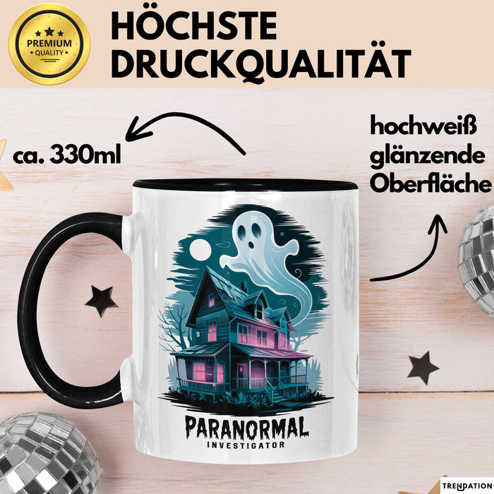 Paranormaler Ermittler Tasse Geschenkidee für Trendation