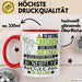 Konzertgänger Geschenk Tasse Lustiger Spruch Erheben Sie Sich Der Konzertgänger Betritt den Raum Rot Trendation