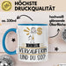 Verkäuferin Tasse Geschenk Ich Bin Verkäuferin Und Du So Geschenkidee Lustiger Spruch Becher Blau Trendation