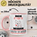 Haustier-Tätowiererin Tasse Geschenk Becher Stark Attraktiv Furchtlos Haustier-Tätowiererin Lustige Geschenkidee Rosa Trendation