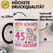 45. Geburtstag Tasse Frauen Geschenk Bitte Nur Kein Neid Nur Weil Ich mit 45 Noch So Gut Aussehe Mama Oma Trendation