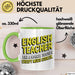 Englischlehrer Unterricht Tasse Geschenk Lustige Geschenkidee Spruch Englisch Lehrer Wie Ein Normaler Lehrer Nur Viel Cooler Grün Trendation