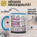 Katzensitterin Tasse Geschenk Spruch Wer Will Schon Prinzessin Sein Wenn Man Auch Katzensitterin Sein Kann Blau Trendation